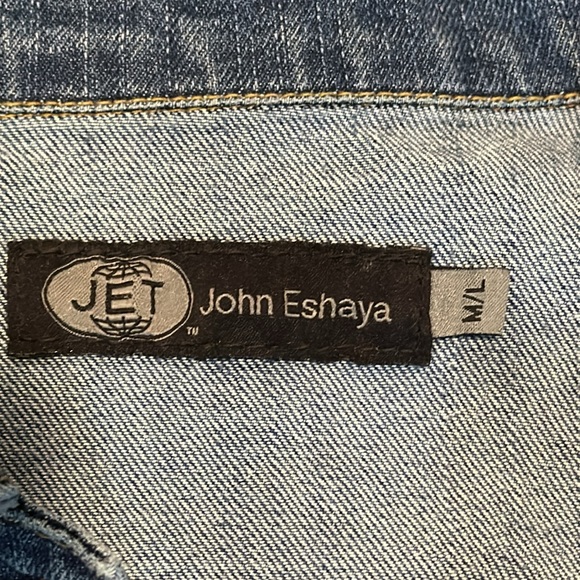 John Eshaya, Jean Jacket, Size Medium/Large (161) - Picture 7 of 10